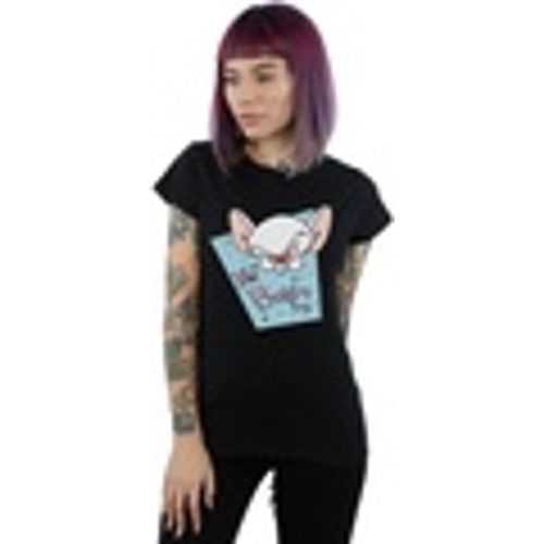 T-shirts a maniche lunghe The Brain Mugshot - Animaniacs - Modalova