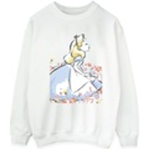 Felpa Alice In Wonderland Sketch Flowers - Disney - Modalova