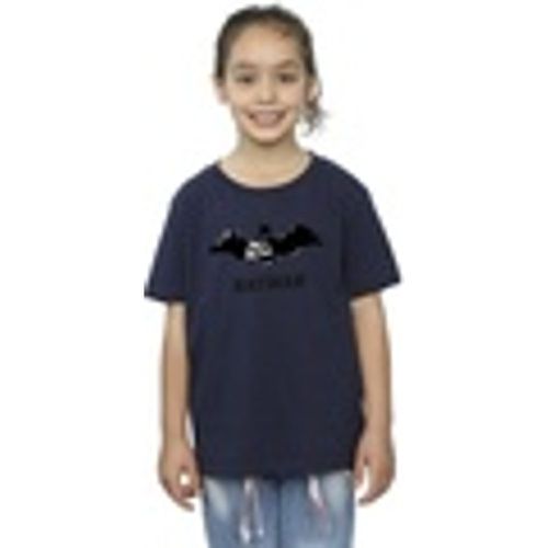 T-shirts a maniche lunghe Batman Black Stare Logo - Dc Comics - Modalova