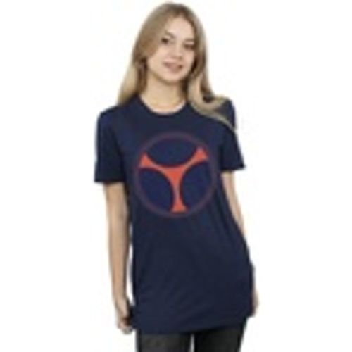 T-shirts a maniche lunghe Black Widow Movie Taskmaster Distressed Shield - Marvel - Modalova