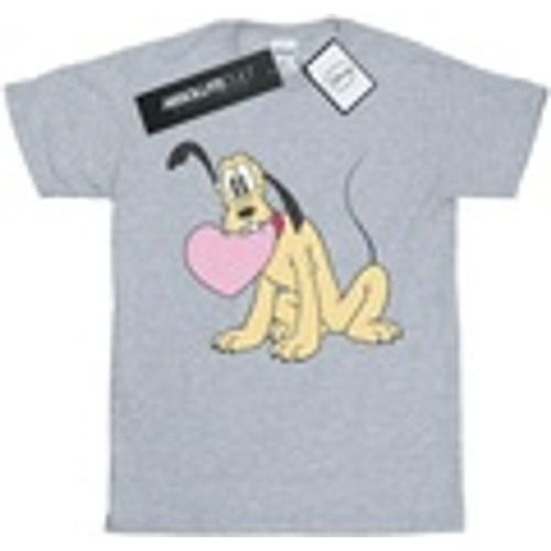 T-shirts a maniche lunghe Pluto Love Heart - Disney - Modalova