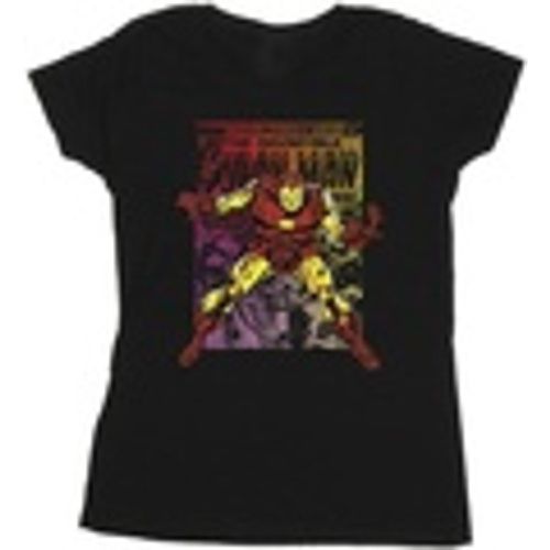 T-shirts a maniche lunghe Iron Man Gradient Comic - Marvel - Modalova