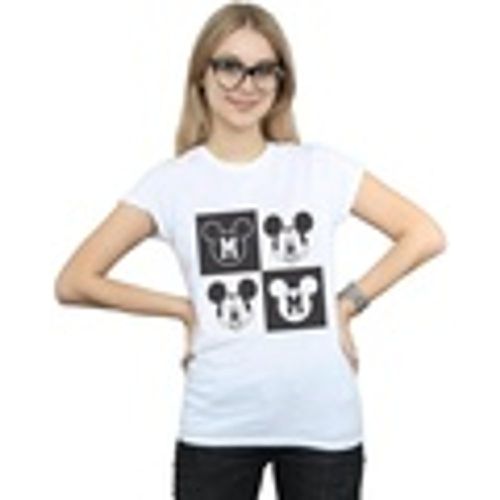 T-shirts a maniche lunghe Mickey Mouse Smiling Squares - Disney - Modalova