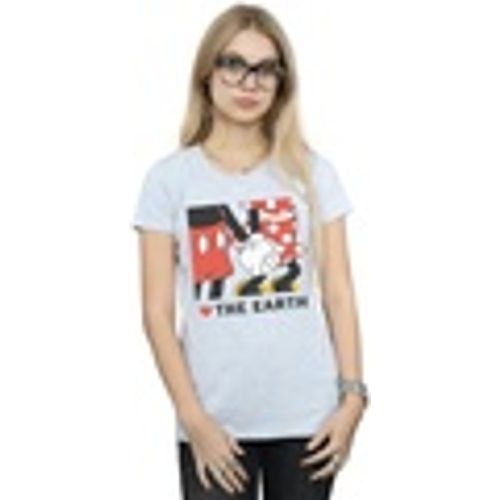 T-shirts a maniche lunghe Mickey Mouse Heart The Earth - Disney - Modalova