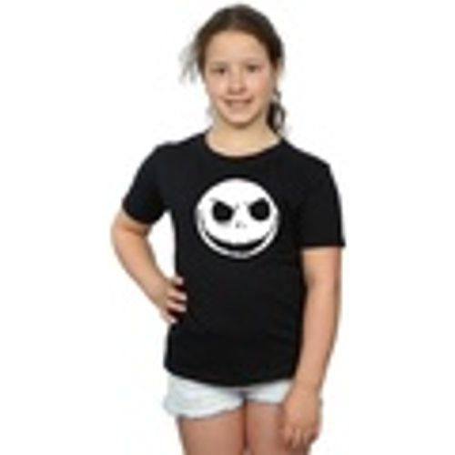 T-shirts a maniche lunghe Nightmare Before Christmas Jack Skellington Face - Disney - Modalova