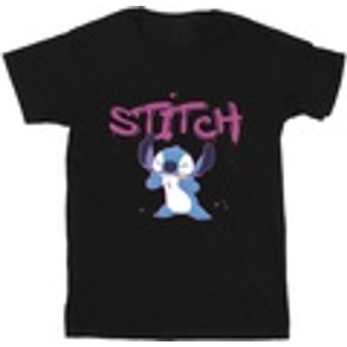 T-shirts a maniche lunghe Lilo And Stitch Graffiti - Disney - Modalova