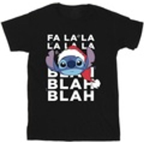 T-shirts a maniche lunghe Lilo And Stitch Christmas Blah Blah Blah - Disney - Modalova
