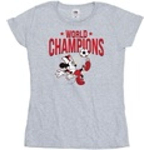 T-shirts a maniche lunghe Minnie Mouse World Champions - Disney - Modalova