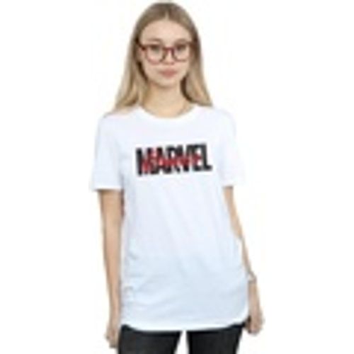 T-shirts a maniche lunghe Red Font Logo - Marvel - Modalova