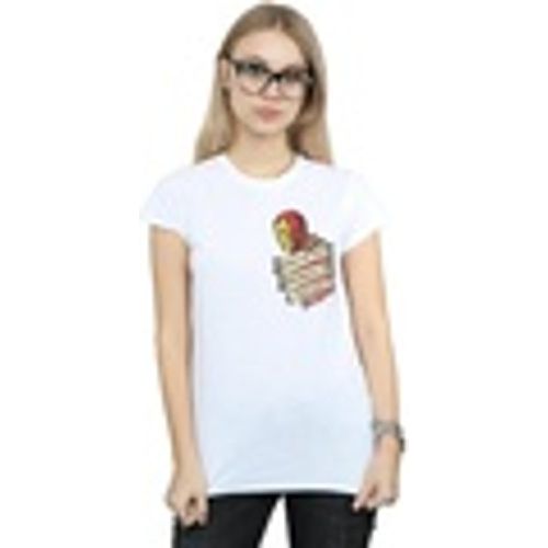 T-shirts a maniche lunghe Iron Man Tattoo Journey Breast Print - Marvel - Modalova