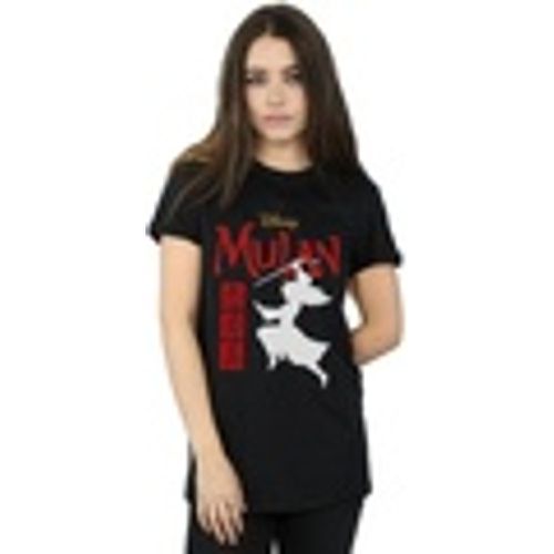 T-shirts a maniche lunghe Mulan Movie Warrior Silhouette - Disney - Modalova