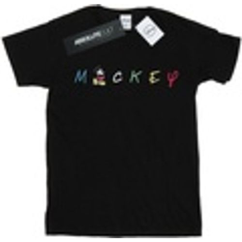 T-shirts a maniche lunghe Mickey Mouse Wording Logo - Disney - Modalova