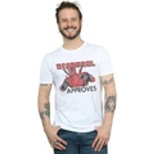 T-shirts a maniche lunghe Deadpool Approves - Marvel - Modalova
