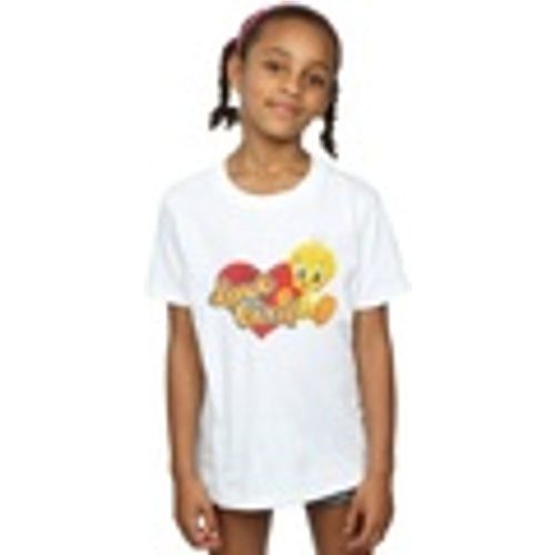 T-shirts a maniche lunghe Tweety Pie Valentine's Day Love Bird - Dessins Animés - Modalova