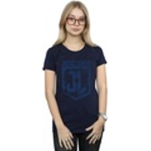 T-shirts a maniche lunghe Justice League Movie Indigo Logo - Dc Comics - Modalova
