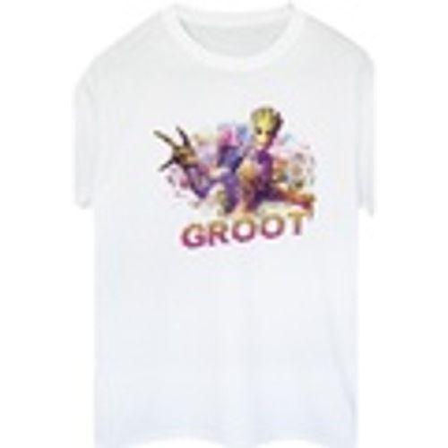 T-shirts a maniche lunghe Guardians Of The Galaxy Abstract Groot - Marvel - Modalova