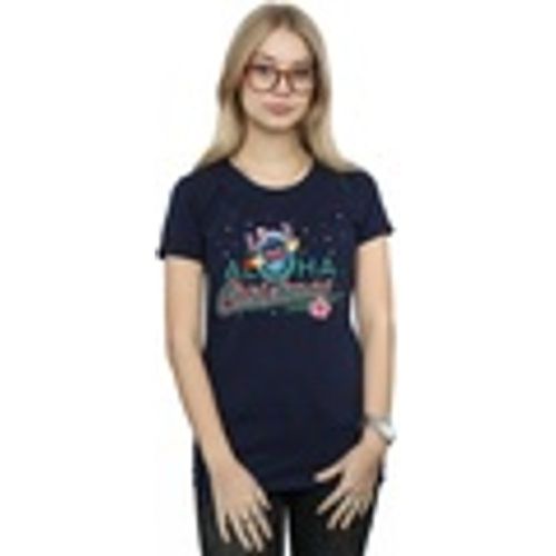 T-shirts a maniche lunghe Lilo And Stitch Aloha Christmas - Disney - Modalova