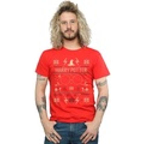 T-shirts a maniche lunghe Christmas Pattern - Harry Potter - Modalova