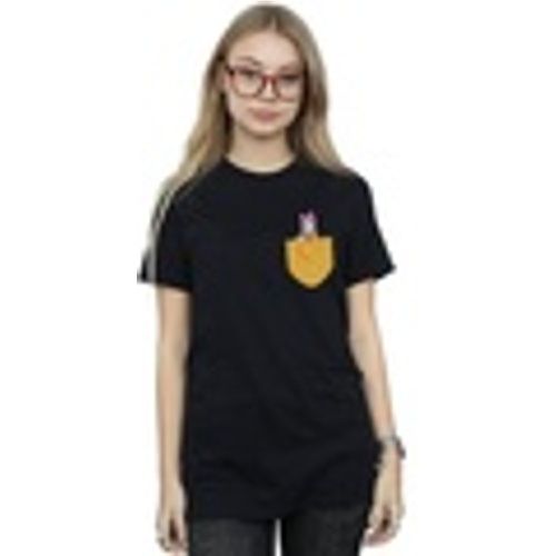 T-shirts a maniche lunghe Daisy Duck Faux Pocket - Disney - Modalova