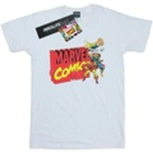 T-shirts a maniche lunghe Vintage Logo Blast - Marvel - Modalova