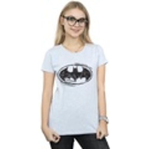 T-shirts a maniche lunghe Batman Sketch Logo - Dc Comics - Modalova