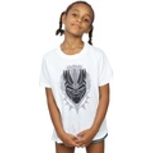 T-shirts a maniche lunghe Black Panther Head - Marvel - Modalova