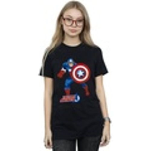 T-shirts a maniche lunghe Captain America The First Avenger - Marvel - Modalova