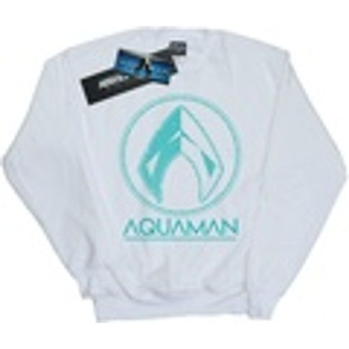 Felpa Dc Comics Aquaman Aqua Logo - Dc Comics - Modalova