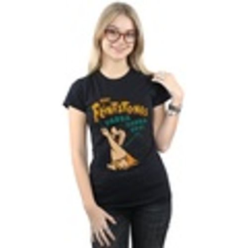 T-shirts a maniche lunghe Fred Yabba Dabba Doo - The Flintstones - Modalova