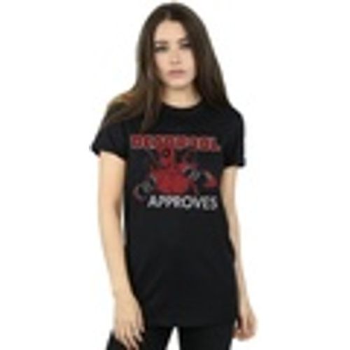 T-shirts a maniche lunghe Deadpool Approves - Marvel - Modalova