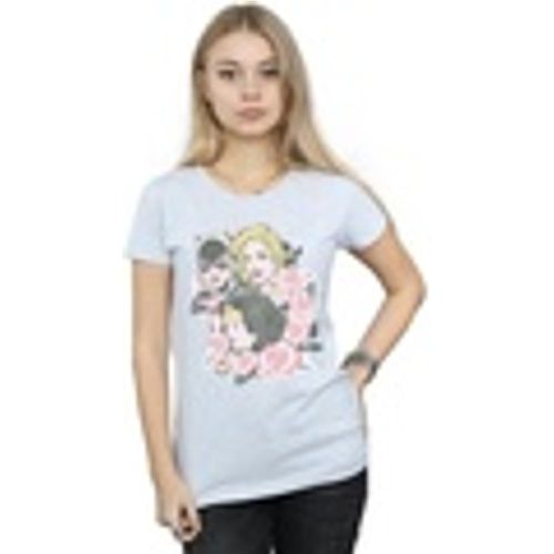 T-shirts a maniche lunghe Super Powers Floral Frame - Dc Comics - Modalova