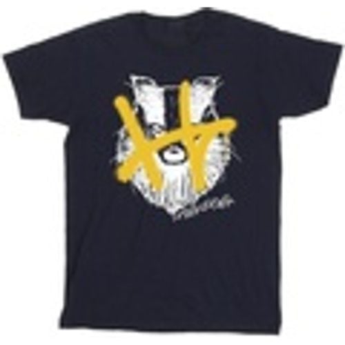 T-shirts a maniche lunghe Hufflepuff Pop Spray - Harry Potter - Modalova