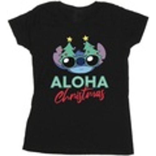 T-shirts a maniche lunghe Lilo And Stitch Christmas Tree Shades - Disney - Modalova