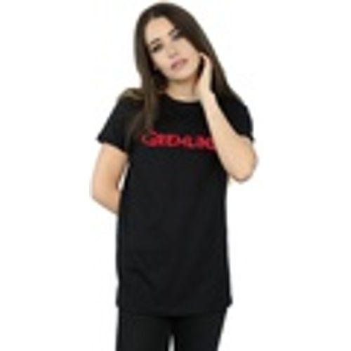 T-shirts a maniche lunghe Text Logo - Gremlins - Modalova
