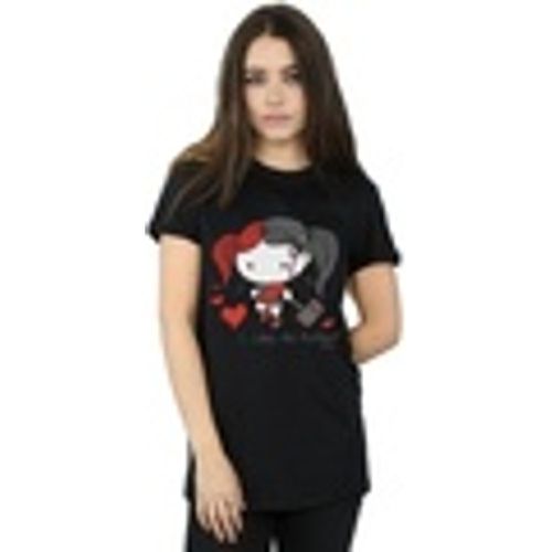 T-shirts a maniche lunghe Justice League I Love My Puddin' - Dc Comics - Modalova