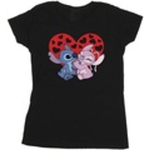 T-shirts a maniche lunghe Lilo Stitch Hearts - Disney - Modalova