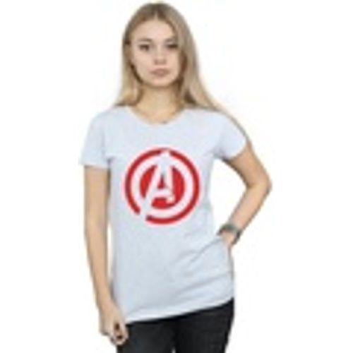 T-shirts a maniche lunghe Avenegers Assemble Solid A Logo - Marvel - Modalova