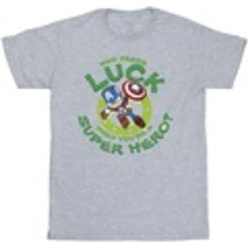 T-shirts a maniche lunghe St Patrick's Day Captain America Luck - Marvel - Modalova