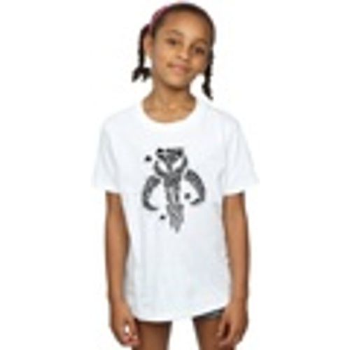 T-shirts a maniche lunghe The Mandalorian Blaster Skull - Disney - Modalova