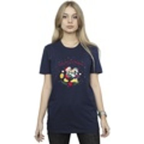 T-shirts a maniche lunghe Mickey Mouse Mickey Minnie Christmas - Disney - Modalova