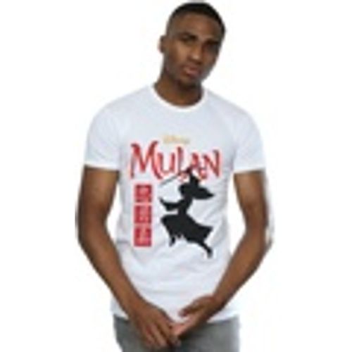 T-shirts a maniche lunghe Mulan Movie Warrior Silhouette - Disney - Modalova