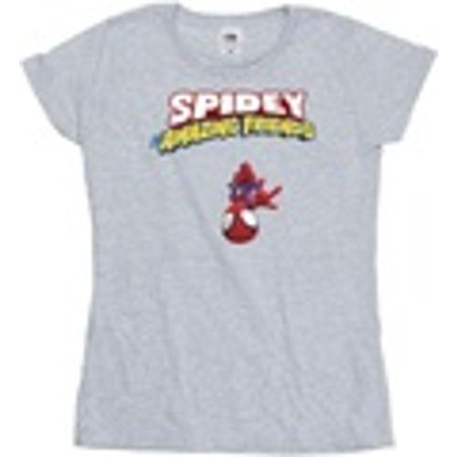 T-shirts a maniche lunghe Spider-Man Hanging Upside Down - Marvel - Modalova