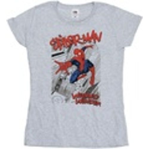 T-shirts a maniche lunghe Spider-Man Sketch City - Marvel - Modalova