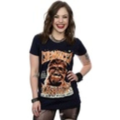 T-shirts a maniche lunghe Chewbacca Rock Poster - Disney - Modalova