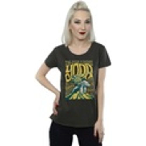 T-shirts a maniche lunghe Yoda Rock Poster - Disney - Modalova