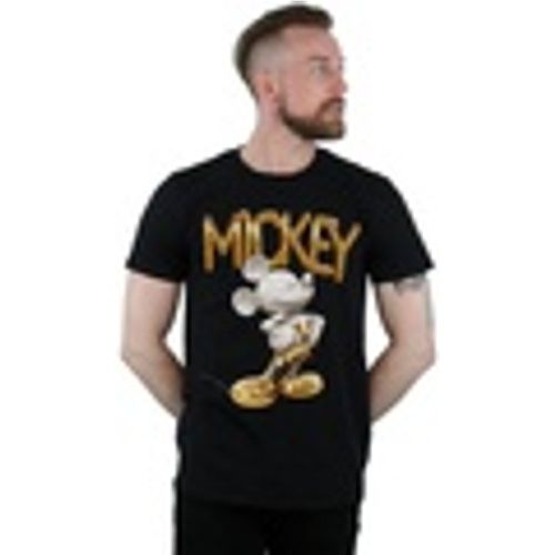 T-shirts a maniche lunghe Mickey Mouse Gold Statue - Disney - Modalova