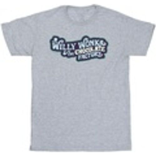 T-shirts a maniche lunghe Chocolate Factory Logo - Willy Wonka - Modalova