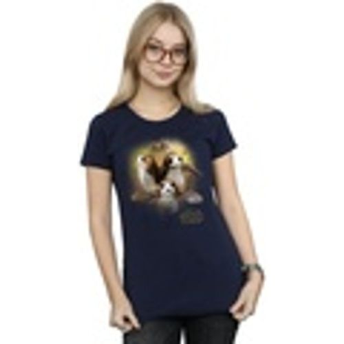 T-shirts a maniche lunghe The Last Jedi Porgs Brushed - Disney - Modalova