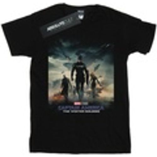 T-shirts a maniche lunghe Captain America The Winter Soldier Poster - Marvel Studios - Modalova