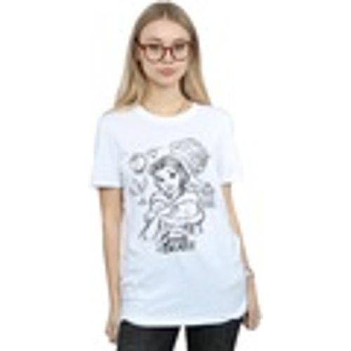 T-shirts a maniche lunghe Beauty And The Beast Collage Sketch - Disney - Modalova